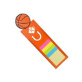 Basketball Bookmark with Sticky Notes and Ruler